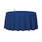 Smarty Had A Party 84 Navy Round Disposable Plastic Tablecloths 96 Tablecloths, 96PK 823270-NV-CASE - alternate 2